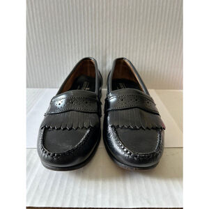 Bostonian Black Leather Wingtip Loafers, USA, Size 7.5 M. Style/Model: FRANKLIN,